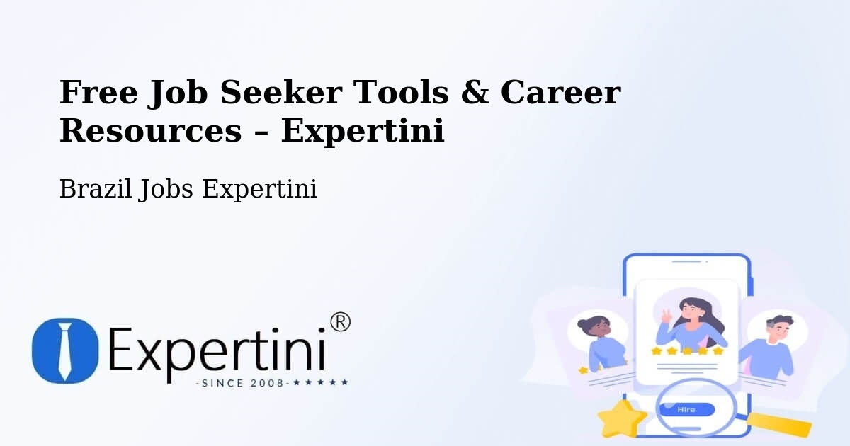 Free Job Seeker Tools & Career Resources – Panambi - Panambi, Brazil Jobs Expertini